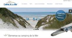 Desktop Screenshot of campingdelamer.com